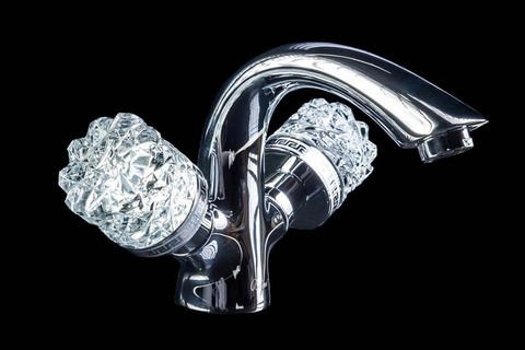 Boheme Crystal 271-CRST Смеситель для раковины, цвет: хром