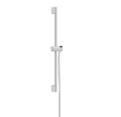 Hansgrohe Unica 24400700 Душевая штанга 65 см | комплект со шлангом 160 см (белый матовый) фото