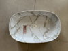 ArtCeram COL003 94 34 ArtCeram COGNAC Раковина накладная , 55х35 см, без отв под смеситель, без слив-перелива, цвет calacatta/покрытие Saniglaze%