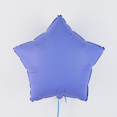 Шар Г 18''/46 см, Звезда, Матовый, Голубой Лотос, 1 шт.