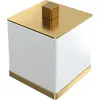 Boheme 10964-MG Стакан для ватных дисков Qubic Matt Gold