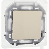 Переключатель одноклавишный IP44 - Legrand Inspiria - 10АХ 250В безвинтовые зажимы - слоновая кость — фото 3