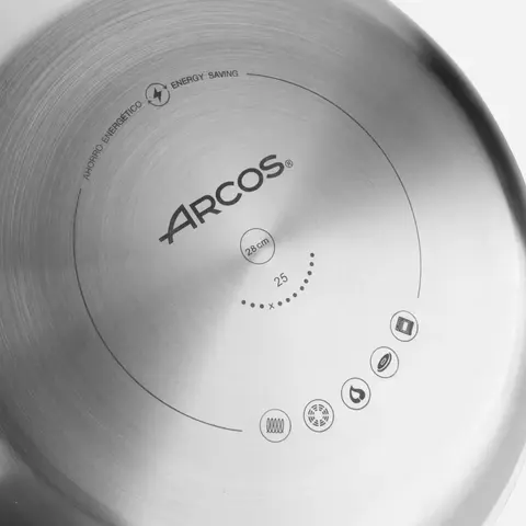 Сковорода d 28 см, для индукционных плит ARCOS Samoa Inox арт. 726500
