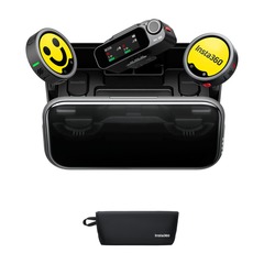Беспроводной петличный микрофон Insta360 Mic Pro (2 TX + 1 RX + Charging Case), Черный | Black
