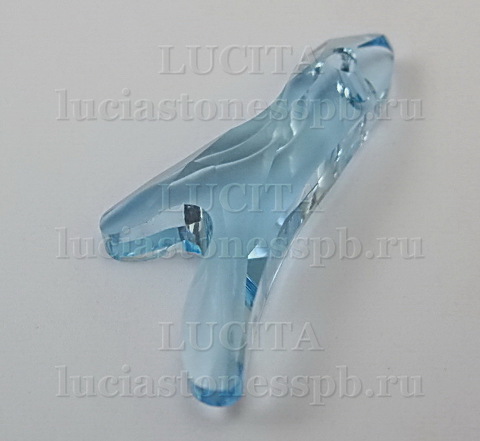 6791 Подвеска Сваровски Коралл Aquamarine (25 мм) ()