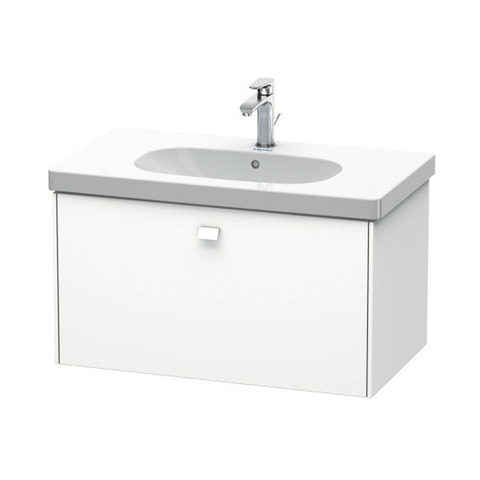Duravit Brioso BR404601818 Тумба подвесная под раковину 820х469х452 мм, с 1 выдвижным ящиком, цвет белый матовый 18 (для 034285)
