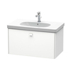 Duravit Brioso BR404601818 Тумба подвесная под раковину 820х469х452 мм, с 1 выдвижным ящиком, цвет белый матовый 18 (для 034285)