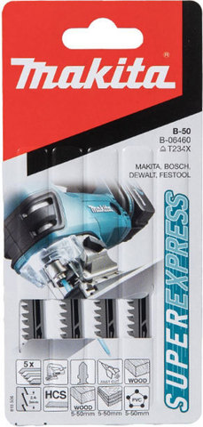 Пилки по дереву для лобзика B-50 Makita B-06460