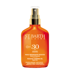 LIGNE ST BARTH ROUCOU TANNING OIL SATIN DRY HIGH PROTECTION SPF30 100 мл. Сухое масло помадного дерева SPF 30
