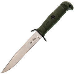 Фото Тактический нож Kizlyar Supreme Vector Olive, сталь Elmax SW, рукоять Kraton