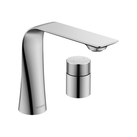 Duravit D.1 D11120009010 Смеситель для раковины на 2 отв. ручка-цилиндр, цвет: хром