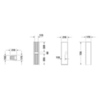 Duravit ME by Starck 858390000 Пьедестал