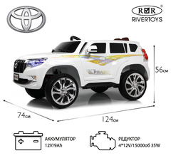 TOYOTA M444BX 4WD (лицензионная модель) с дистанционным управлением