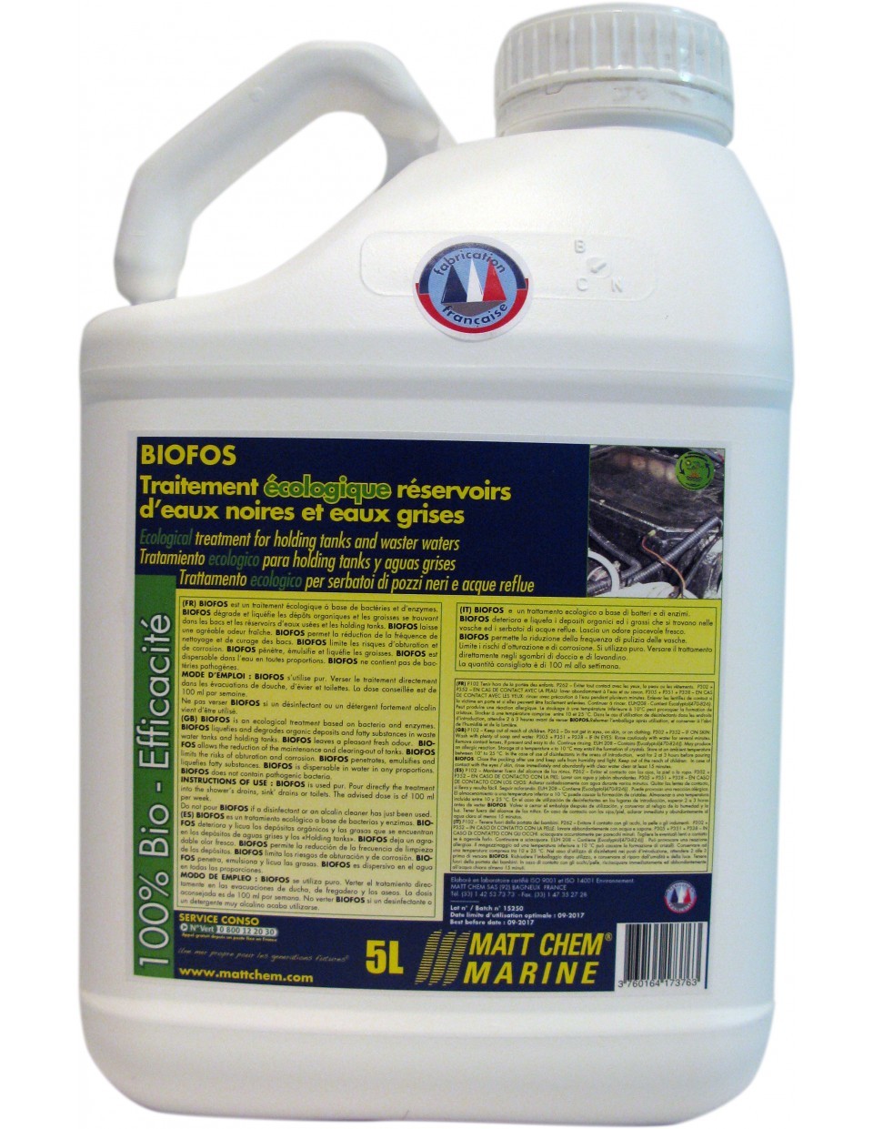 Ecological enzymatic treatment for wastewaters Biofos