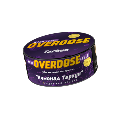 М. Табак для кальяна Overdose Лимонад тархун, 25 гр.