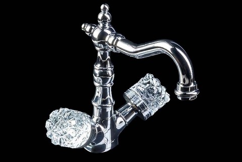 Boheme Crystal 272-CRST Смеситель для раковины высокий, цвет: хром
