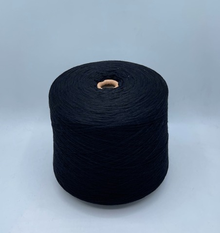 Zegna Baruffa (пр.Италия), art-Kent , 2/18 900м/100 гр. 100% Меринос, цвет-Черный ,арт-28668