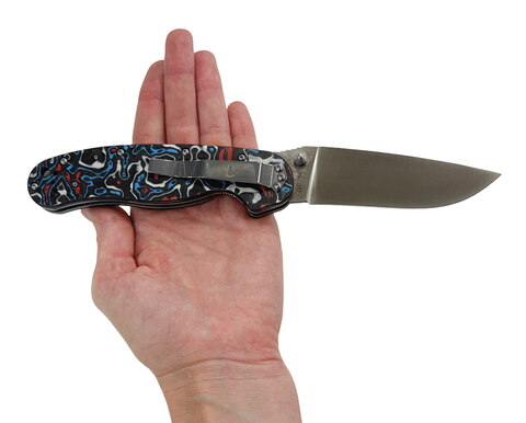 Складной нож Крыса, Steelclaw, сталь Bohler M390, Карбон, лимитированная версия, rat01m