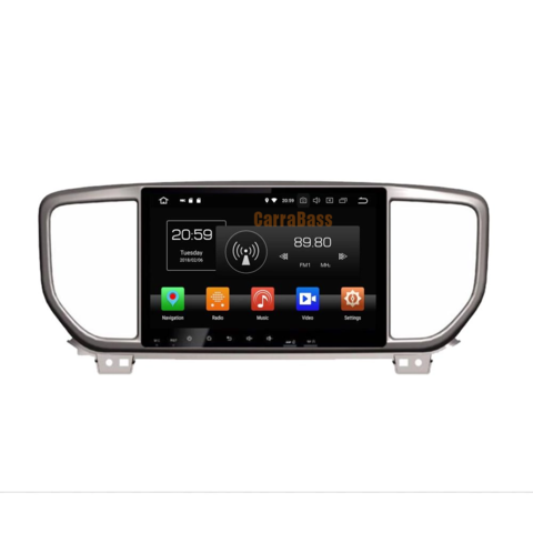Магнитола Kia Sportage 2019+ Android 9.1 2/16GB IPS DSP модель KD-9403-PX5
