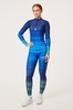 Женский гоночный комбинезон Arswear Race синий-лайм - 1