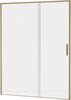Aquanet AE65-N160-GBT AE65-N160-GBT Pleasure Evo, Дверь в нишу 1600 мм, зол.браш.никель/прозр. Easy Clean (352429)