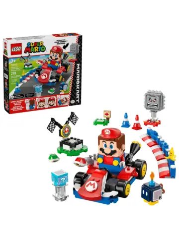 Конструктор Super Mario 72043 Mario Kart интерактивный