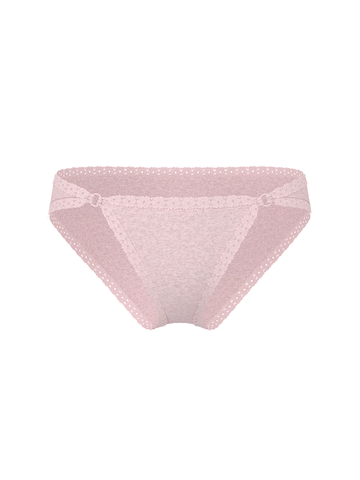 PINK ЧИИКИ НА ЗАНИЖЕННОЙ ПОСАДКЕ С КРУЖЕВНОЕ ТЕСЬМОЙ
