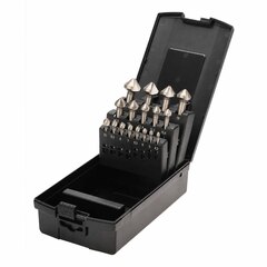 Набор зенковок 90° 4,3-25мм DIN335C 3z HSS-G 17шт MASTER-TOOL 102155PRO