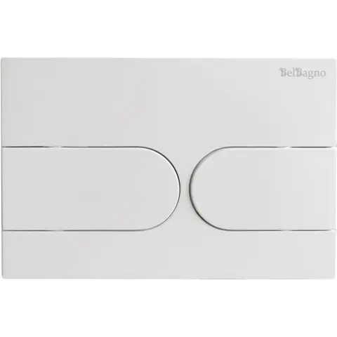 BelBagno BB-11-BL Кнопка смыва, белый глянец