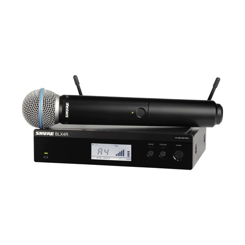 Рэковая беспроводная система с ручным передатчиком Beta 58A Shure BLX24RE/B58-M17