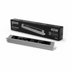 Блок питания Gauss 40W 12V IP67 PC202023040