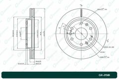 Диск тормозной G-brake  GR-21581
