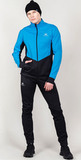 Элитный утеплённый лыжный костюм Nordski Pro Light Blue/Black мужской