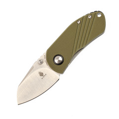 Фото Складной нож Kizer Contrail Olive, сталь 154CM, рукоять G10