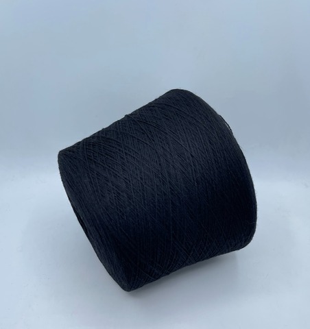 Zegna Baruffa (пр.Италия), art-Kent , 2/18 900м/100 гр. 100% Меринос, цвет-Черный ,арт-28668
