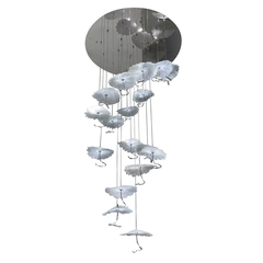 Люстра X-8827P/19 silver