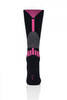 Женские термоноски гольфы Brubeck Ski Force черные-розовые - 3