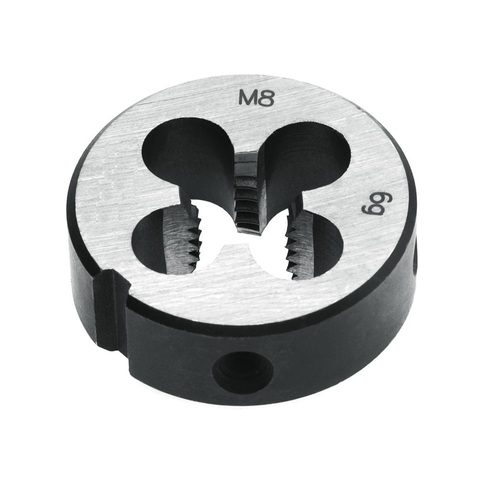 Плашка М 8,0х1,25 DINEN22568 CrV 6g 25х9мм H-Tools 210080HT