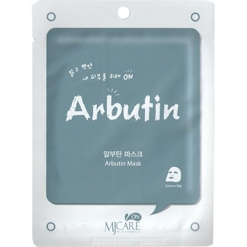 МЖ MJ CARE Маска тканевая с арбутином MJ on Arbutin Mask Pack 22гр