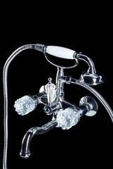 Boheme Crystal 273-CRST Смеситель для ванны (душевой комплект), цвет: хром фото