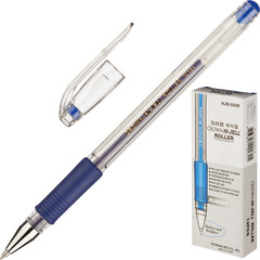 Ручка гелевая Crown HJR-500R синяя (толщина линии 0.5 мм)