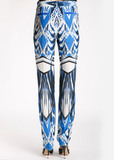 Брюки из шелка ROBERTO CAVALLI