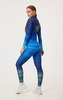Женский гоночный комбинезон Arswear Race синий-лайм - 3