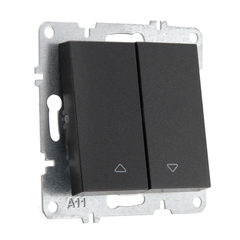 Кнопка 2-клавишная для жалюзи ARVIA Electric, черный 50072000216