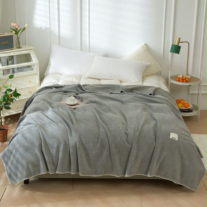 ZEPHYR HOME Плед Waffle 200х230 Велюр Серый