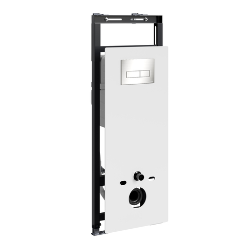WasserKRAFT Salm 27TLT.010.ME.WH.BN03 Инсталляция для унитаза с клавишей