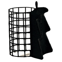 Груз-кормушка мет. X-FEEDER ME ALLIGATOR MIDDLE 080 г (28 мл, цвет Matt Black, сварная сетка) 10 шт/уп.