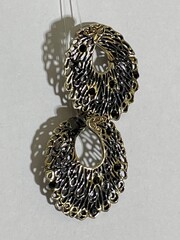 Пава  ( серьги из серебра)
