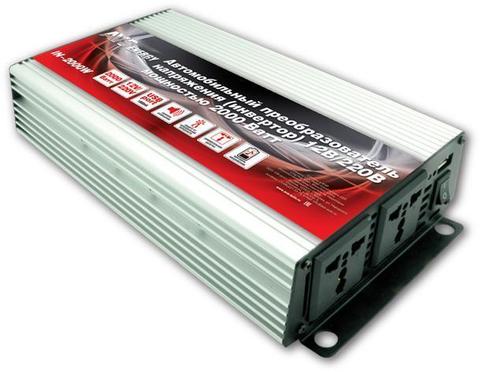 Преобразователь тока (инвертор) 12/220V AVS IN-2000W