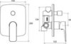 Ravak X070086 Смеситель встроенный с переключателем CL 061.00